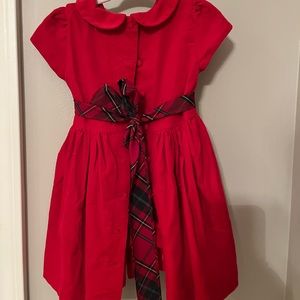 Ralph Lauren red dress holiday size 12